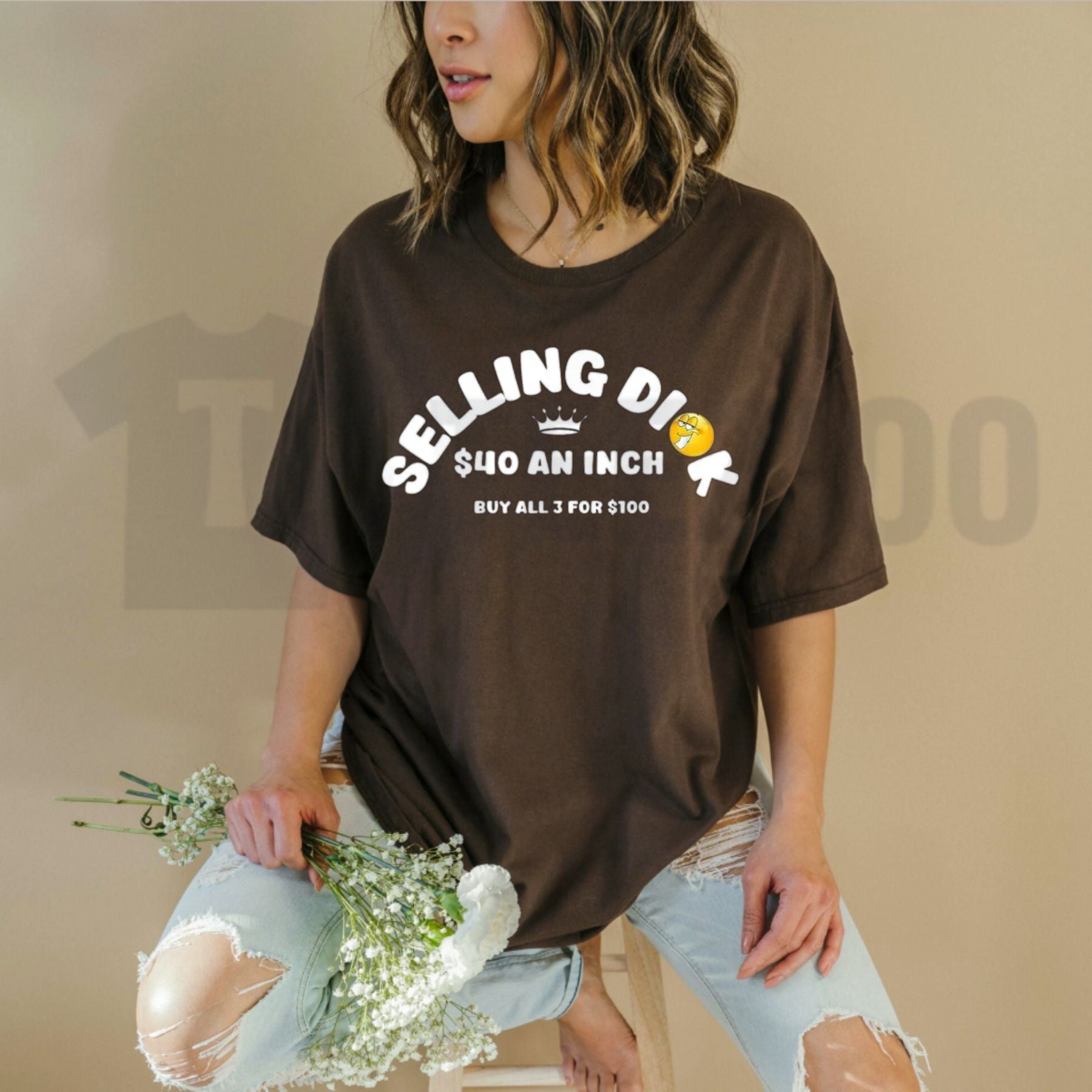 Selling Dick Funny Adult Meme Offensive Humorous Innuendo T-Shirt Top for Men