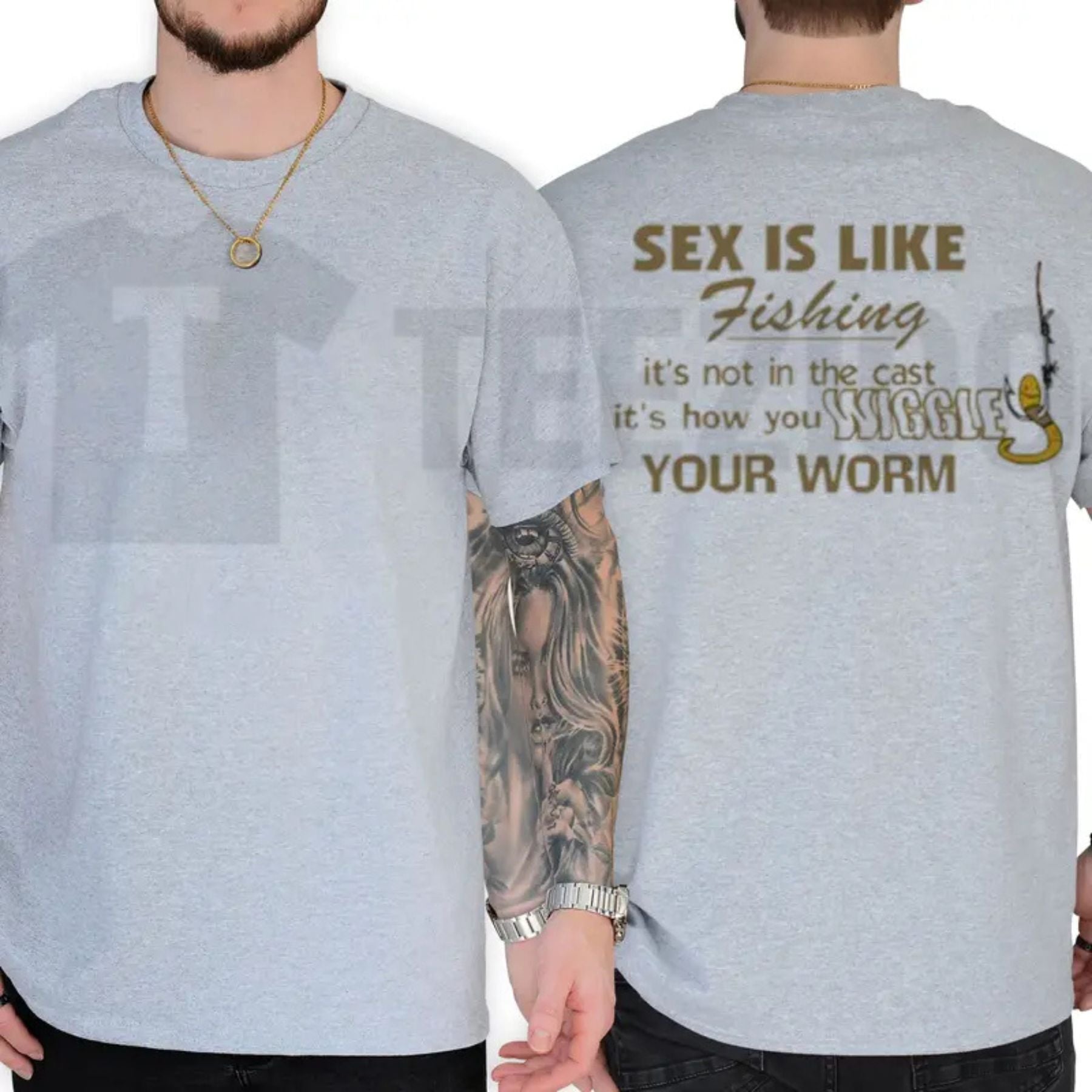 Bait Your Hook Think Like A Fish Tee – Funny Vintage Angler Humour Shirt